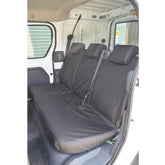 Ford Transit Connect Van 2002-2014 Rear Passenger Seat Covers - Black